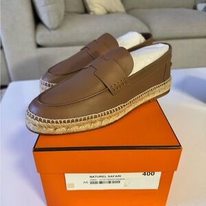 Hermes Trip Espadrille - Naturel Safari